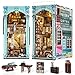 MiniCity DIY Book Nook Kit for Adults 3D Wooden Puzzle Bookend Bookshelf Insert Decor with LED Light and Dust Cover Hemingway House - Image 2