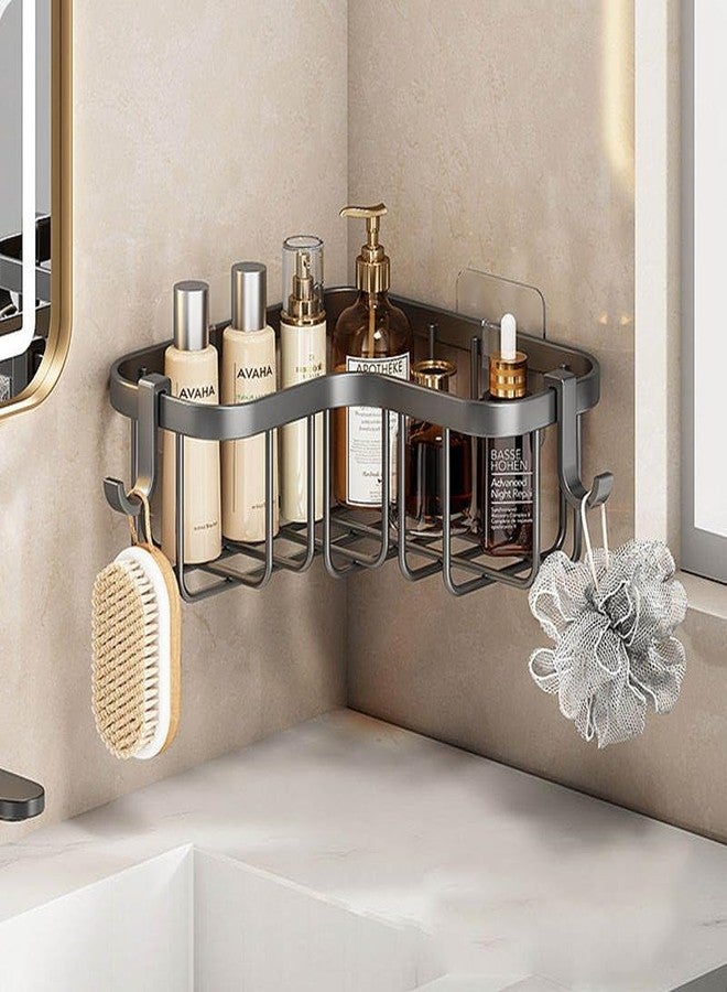 OVENA Sponge Holder for Corner Kitchen Sink, Adhesive Stainless Steel Kitchen Sink Organizer Caddy,Dish Cloth Hanger Sponge Holder Soap Storage Rack for Space-Saving Storage(not for Rounded) - Image 2
