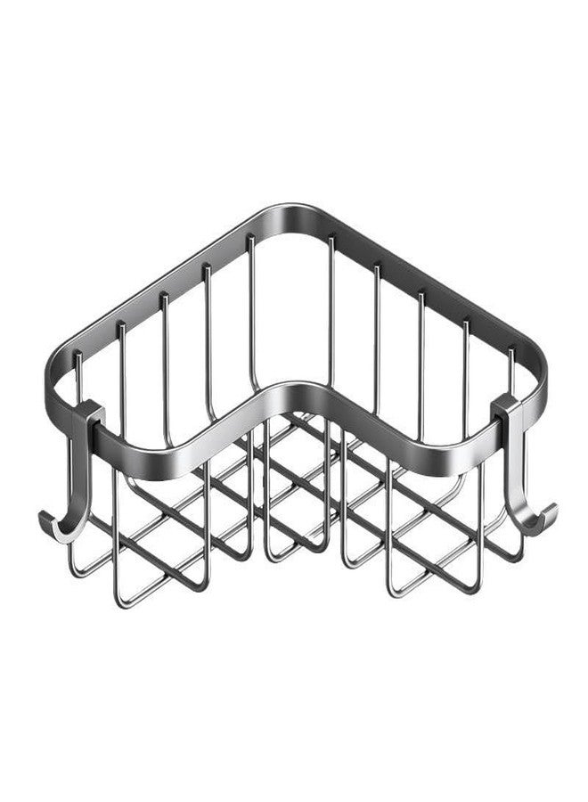 OVENA Sponge Holder for Corner Kitchen Sink, Adhesive Stainless Steel Kitchen Sink Organizer Caddy,Dish Cloth Hanger Sponge Holder Soap Storage Rack for Space-Saving Storage(not for Rounded) - Image 4
