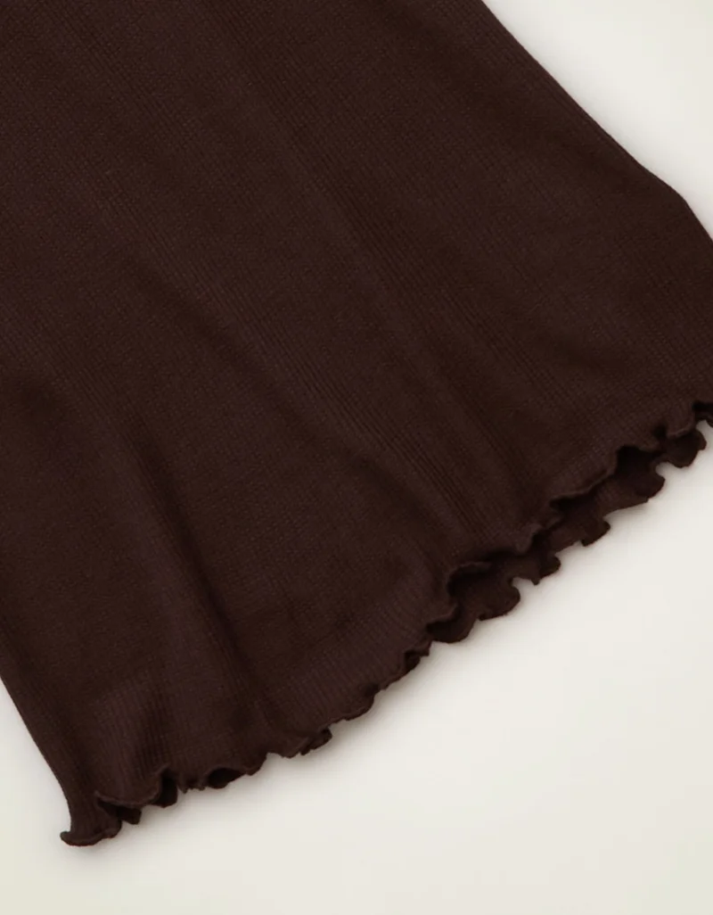 American Eagle  AE Soft & Sexy Waffle Long-Sleeve T-Shirt for Women | Best Price UAE
