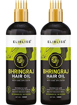 Bhringraj Oil With Comb Applicator Promotes Healthy Voluminous & Smooth Hair 100 ml - pzsku/Z168B12528F538A911E9CZ/45/_/1662635194/09c3e788-f0f6-4ea5-90c2-0205389918d7