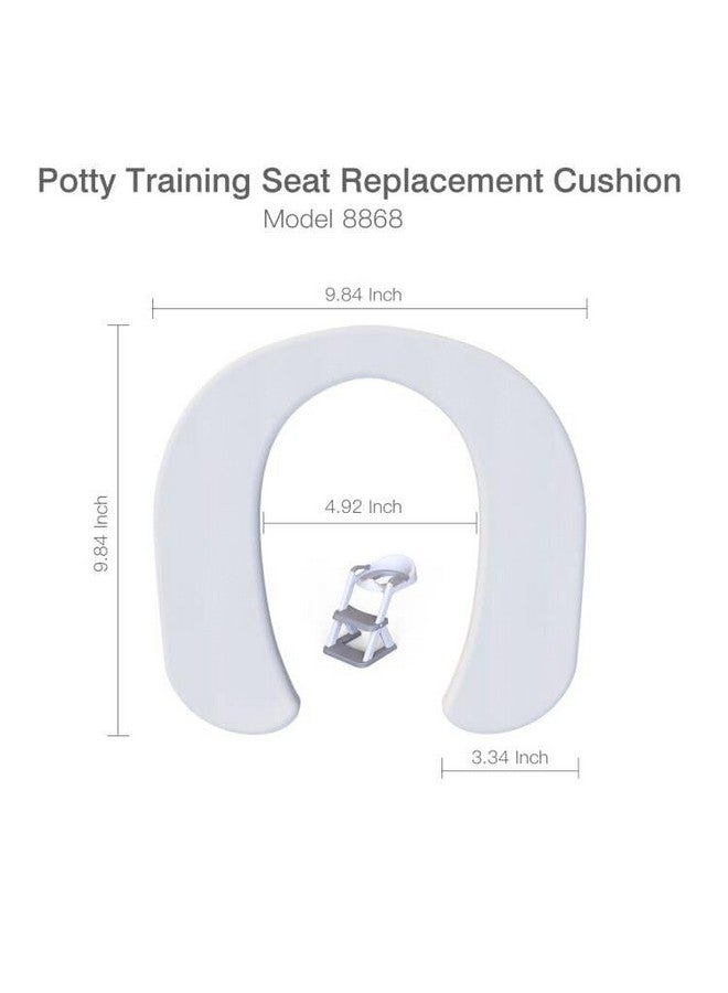 SKYROKU Toilet Seat Cushion with Soft Anti-Cold Padded Seat ONLY for SKYROKU 8868 Potty Training Toilet Replacement (Milky White)  - Image 2