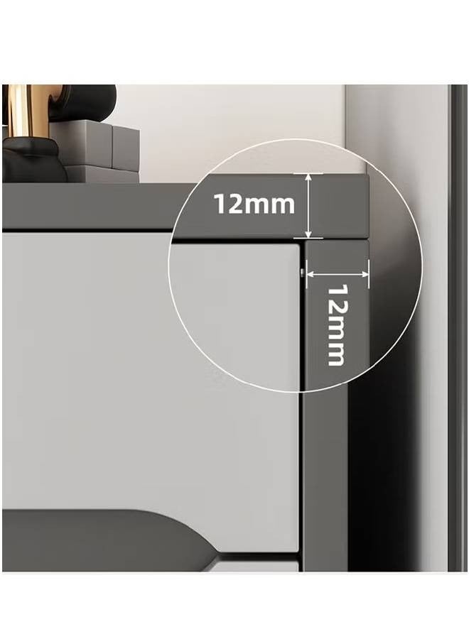 كلناميان خزانة أحذية فاخرة متعددة الوظائف للمدخل وأدراج تخزين 120 سم - Image 5