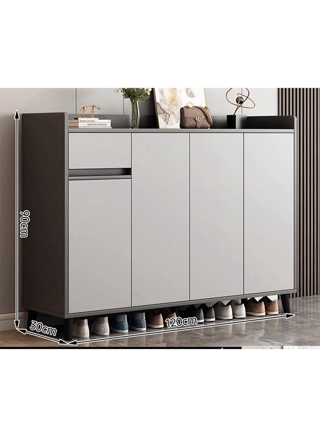 كلناميان خزانة أحذية فاخرة متعددة الوظائف للمدخل وأدراج تخزين 120 سم - Image 2