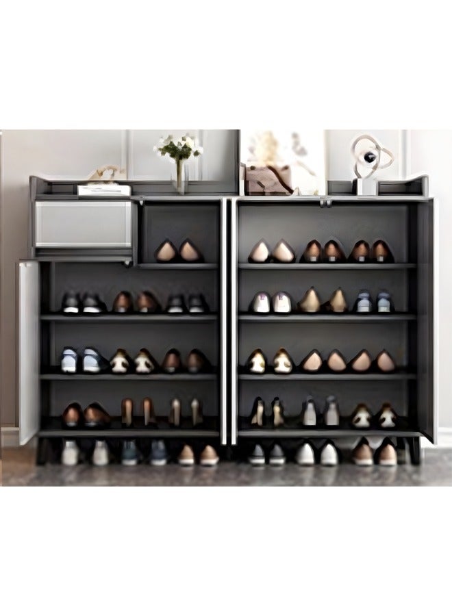 كلناميان خزانة أحذية فاخرة متعددة الوظائف للمدخل وأدراج تخزين 120 سم - Image 3