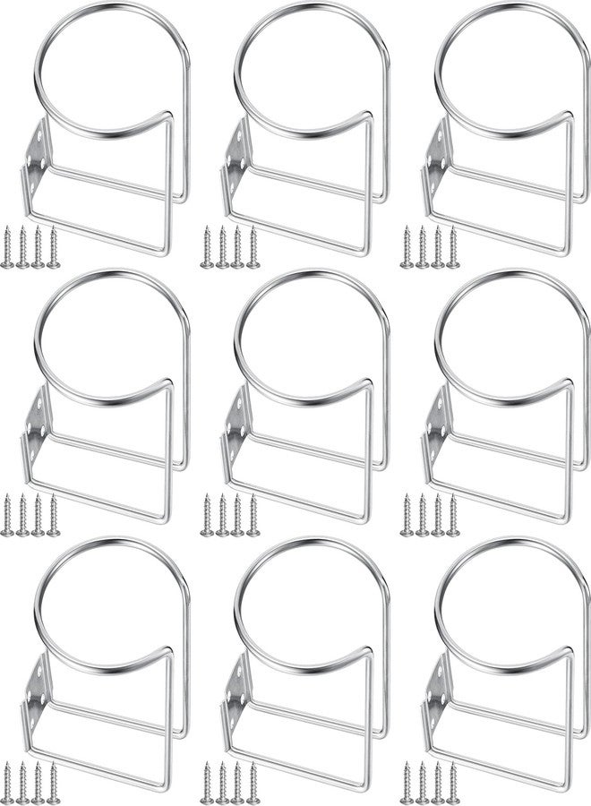 Shimeyao Stainless Steel Boat Ring Cup Drink Holder Wall Mounted Drink Holders Bottle Universal Cup Holders for Boat Marine Yacht Truck Rv Car Trailer Hardware Accessories(9 Pcs) - Image 1
