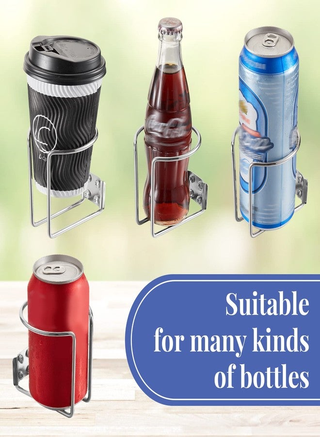 Shimeyao Stainless Steel Boat Ring Cup Drink Holder Wall Mounted Drink Holders Bottle Universal Cup Holders for Boat Marine Yacht Truck Rv Car Trailer Hardware Accessories(9 Pcs) - Image 4