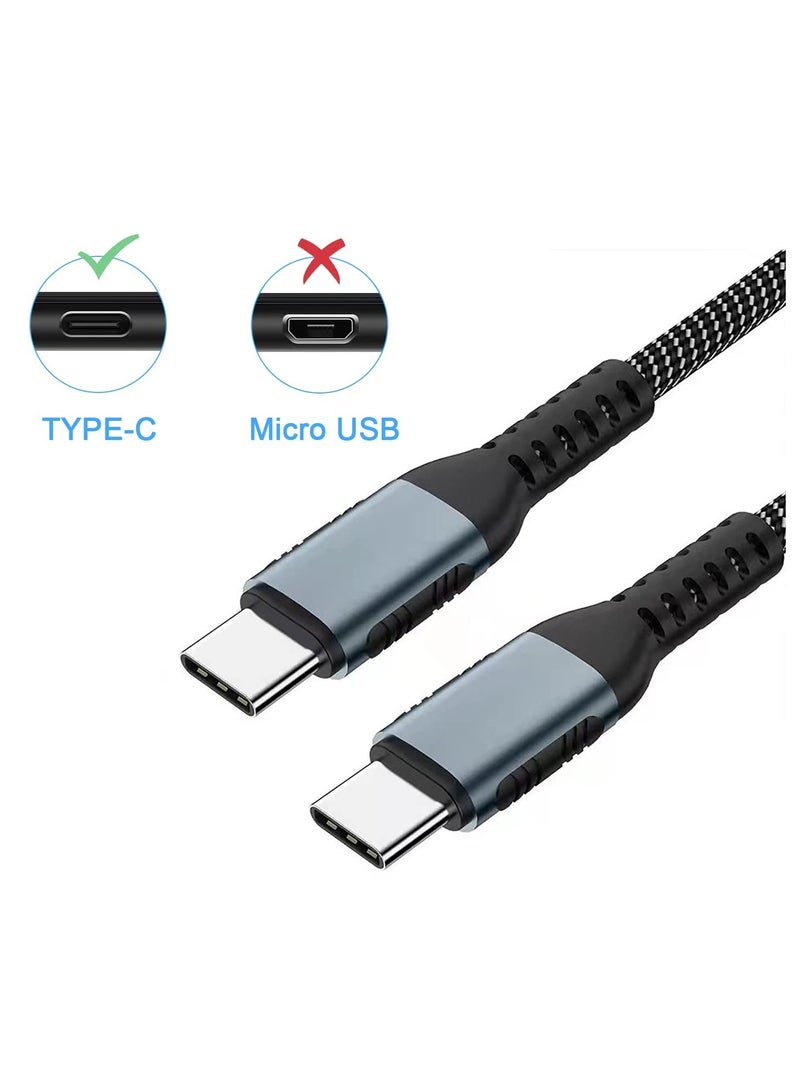 SOLARAE 5A Fast Charging Cable, USB C to USB C Cable, Suitable for Samsung Galaxy S22 S21 S20, Pixel, Switch, MacBook Pro, iPad Pro, iPad Air 5/4 (2m) - Image 2