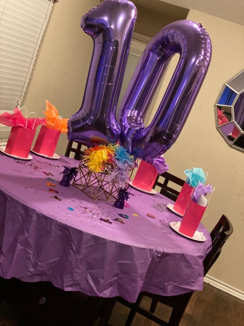 Mluchee Numbers Balloon 3, 40 Inch Large Purple Balloon for Three Year Old Birthday Decor, 3 13 30 31 Birthday Party Decorations for Wedding Supplies - Image 5