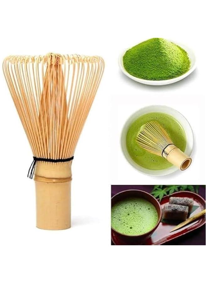 HOOKOR Matcha Whisk Set, 4pcs Japanese Tea Set,Matcha Whisk,Traditional Scoop, Matcha Bowl, Ceramic Whisk Holder,Traditional Matcha Tool Set for Matcha Tea Ceremony (wooden) - Image 3