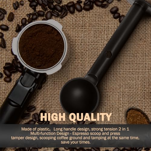 CHAR YONG 2-In-1 Espresso Coffee Bean Spoon - Replacement for 7313286119 & for BVMC-ECMP1000,Tamping Scoop Tamper Tea Tool For Coffee Bean Spoon Coffee Measuring (51mm) - Image 2