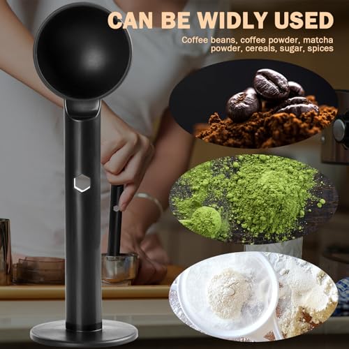 CHAR YONG 2-In-1 Espresso Coffee Bean Spoon - Replacement for 7313286119 & for BVMC-ECMP1000,Tamping Scoop Tamper Tea Tool For Coffee Bean Spoon Coffee Measuring (51mm) - Image 5