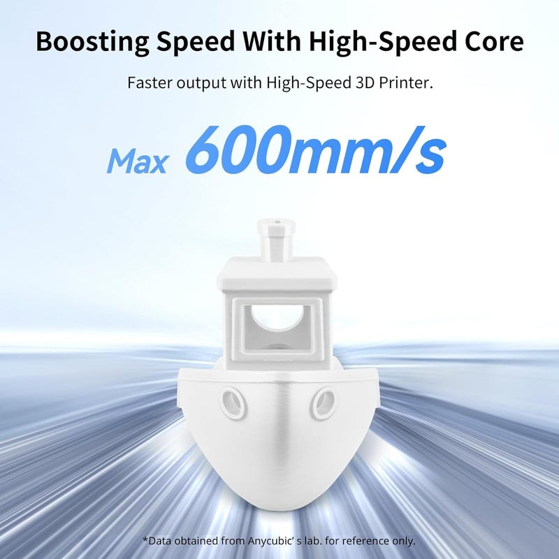 3idea Anycubic High Speed 3D Printer Filament 1.75mm, Print Up to 10X Faster, Rapid PLA Filament with High Prints Quality, Dimensional Accuracy +/- 0.02mm, Print with Most FDM 3D Printers, 1KG, White - Image 2