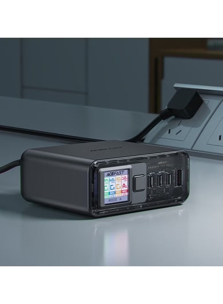 ACEFAST 200W USB-C Charging Station – 6-Port Fast Charger Hub with PowerIQ Technology - Image 3