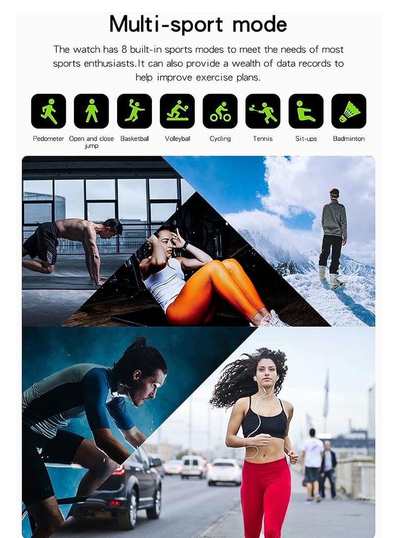 Y13 Multifunctional Smart Watch with 1.7 Inch Full Touch Screen IP67 Waterproof Design Real-Time Heart Rate Monitoring and Sleep Tracking  - Image 2
