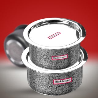 Flixbloom Cook Plus Serve Hard Anodised Induction Base Gas Stove Friendly Kitchen Cookware Deep Cooking TopePatilaBhagonaContainer Utensil Tope with Lid 2L4L Kitchen Pack - pzsku/Z168BDCD52E9ECCBF374CZ/45/1748243582/da4c7205-8e43-4688-b1dc-5f7adc03d062