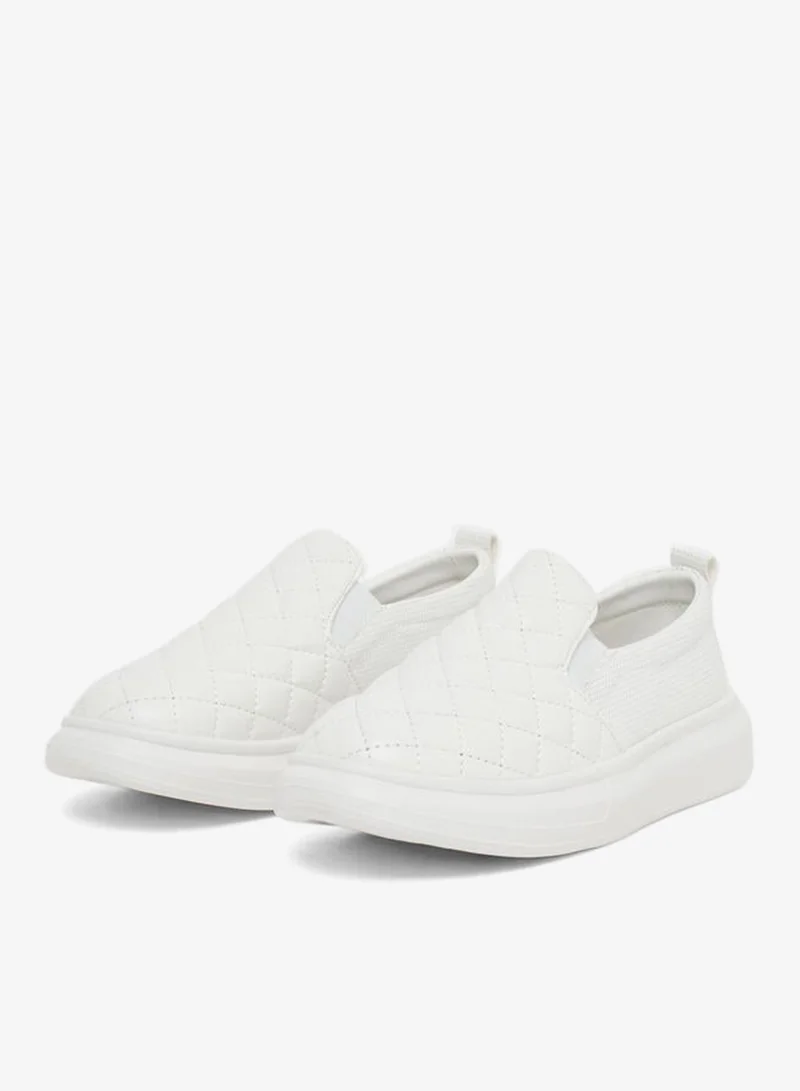 Styli Active Quilted Slip On Sneakers