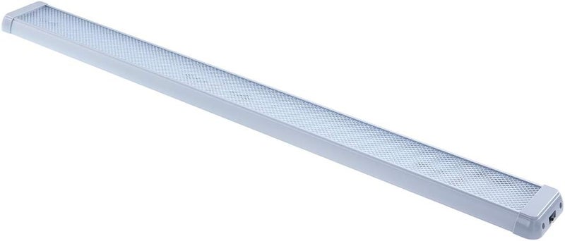 Raycharm RV Enclosed Trailer Interior LED Light Fixture, 37.8" x 3.9" Aluminum Housing, 6000K Cool-White Large Spaces Illuminating, High-Output Low Ampere Draw, On/Off Rocker Switch 12V-24V DC, 1-Pack - Image 1