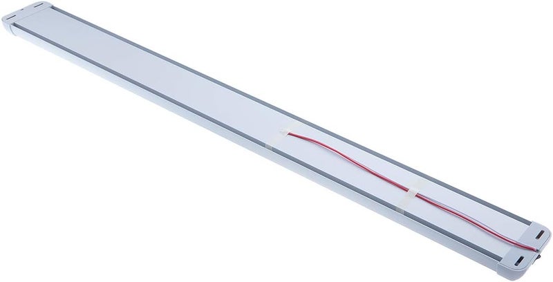 Raycharm RV Enclosed Trailer Interior LED Light Fixture, 37.8" x 3.9" Aluminum Housing, 6000K Cool-White Large Spaces Illuminating, High-Output Low Ampere Draw, On/Off Rocker Switch 12V-24V DC, 1-Pack - Image 4