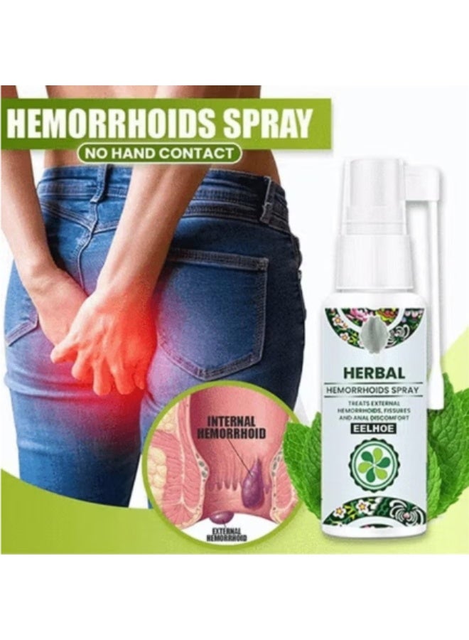 EELHOE Natural Herbal Hemorrhoids Spray - External and Internal Hemorrhoids Treatment with 100% Natural Herbal Extracts Formula - Image 2