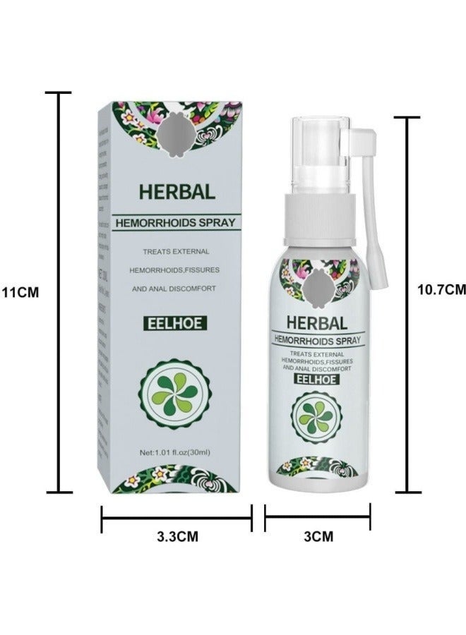 EELHOE Natural Herbal Hemorrhoids Spray - External and Internal Hemorrhoids Treatment with 100% Natural Herbal Extracts Formula - Image 4
