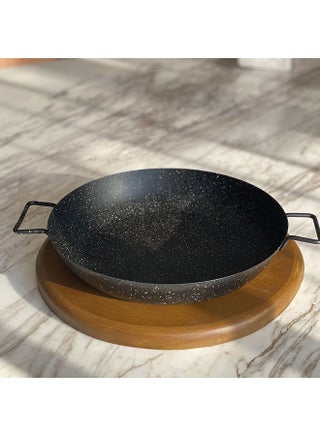 Golden Tefal Pan With Wood Coaster, 24 Cm - pzsku/Z168C068DE0AB451980F5Z/45/_/1689756542/5984553b-fc45-4fdf-9a22-929c9af1f714