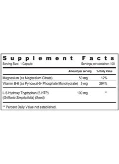 SUNSHINE NUTRITION 5-Htp 100Mg Support Positive Mood And Promotes Relaxation Helps In Stress Reduction 100 Capsules  - Image 2