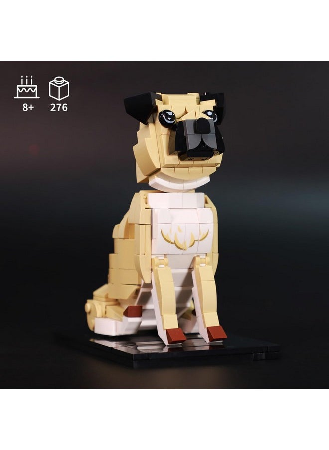 Kazi KAZI Pug Dog Building Toys Set - Pug Gifts for Pug Lovers - Ideal Toy Pug Kit for Boys and Girls 8-12,Home Decor,Party Favors  - Image 2