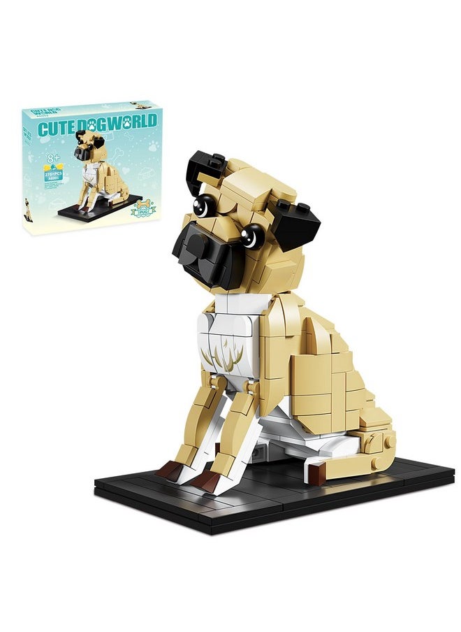 Kazi KAZI Pug Dog Building Toys Set - Pug Gifts for Pug Lovers - Ideal Toy Pug Kit for Boys and Girls 8-12,Home Decor,Party Favors  - Image 1