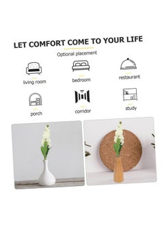 EXCEART EXCEART 1pc Realistic Simulation Hyacinth Artificial Flower for Home Decor Professional Photo Props Flower Arrangement Supplies Faux Floral Plant for Table Centerpiece  - Image 2