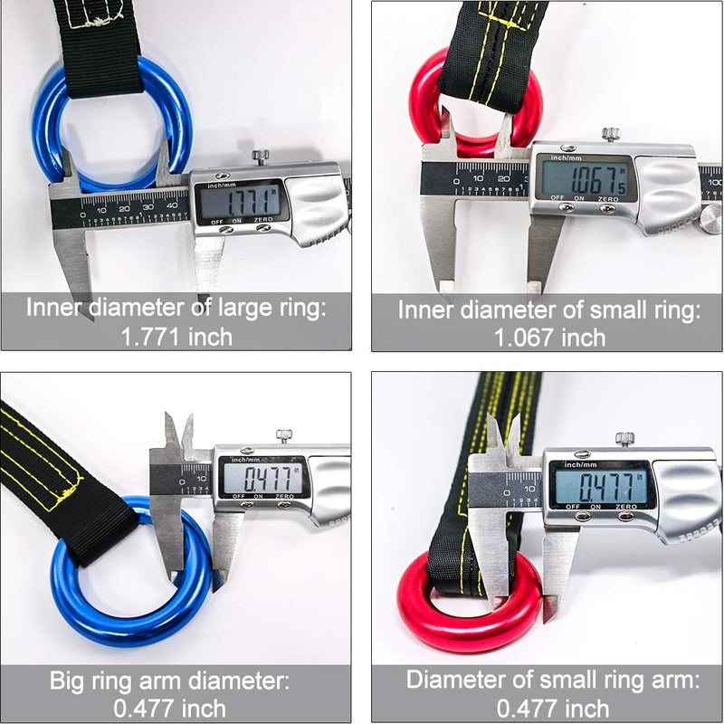 Newdoar Tree Arborist Friction Saver 22KN Climbing Cambium Saver Loop Belt Sling Retrievable Anchor 35.4 inch/43 inch - Image 3