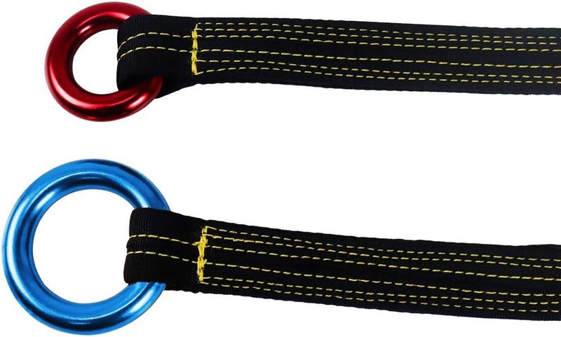 Newdoar Tree Arborist Friction Saver 22KN Climbing Cambium Saver Loop Belt Sling Retrievable Anchor 35.4 inch/43 inch - Image 5