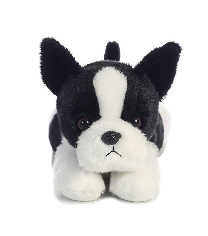 Aurora® Adorable Flopsie™ Buster™ Boston Terrier Stuffed Animal - Playful Ease - Timeless Companions - Black 12 Inches - Image 3