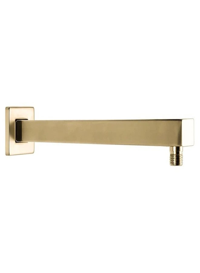 TOSCH Stainless Steel 304 VENETIAN GOLDEN PREMIUM 12 INCHES Showerhead Grade High Pressure GOLDEN Square Extra Heavy Rainfall Overhead Shower & 21 Inch Shower Arm (Golden Finish) - Image 4