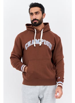 Champion Men Sportswear Fit Long Sleeves Outdoor Sweatshirt, Brown  - Image 1