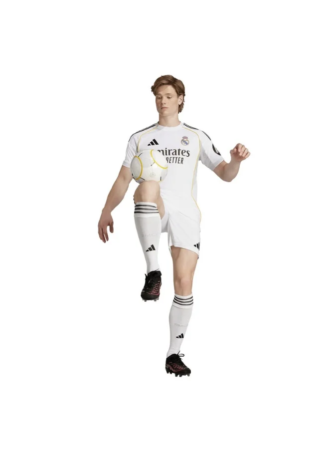 Adidas Real H Sho M White Football/Soccer Shorts For Men