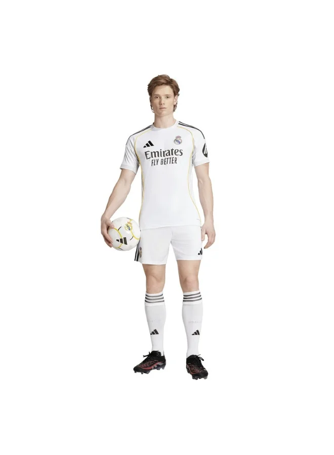 Adidas Real H Sho M White Football/Soccer Shorts For Men