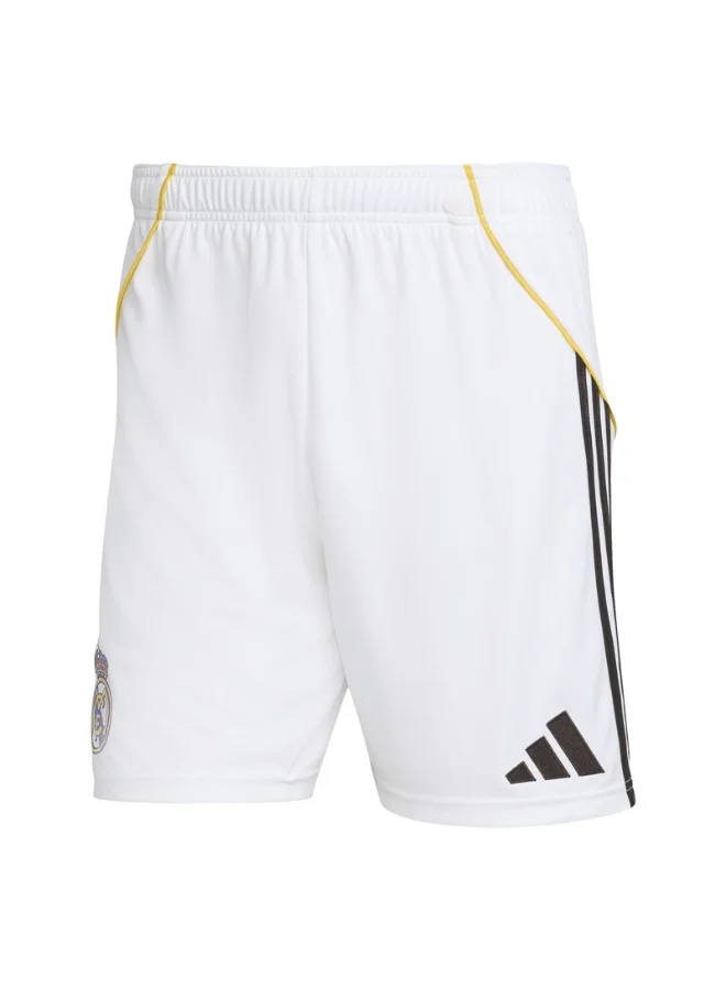 Adidas Adidas Real H Sho M White Football/Soccer Shorts For Men