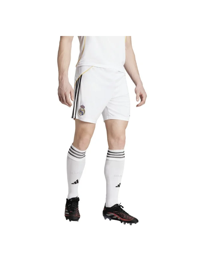 Adidas Adidas Real H Sho M White Football/Soccer Shorts For Men