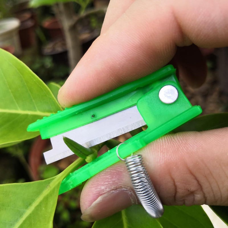 2 Pcs Plant Cutters Fruit Shears Thumb Knives Labor Saving Gardening - Image 2