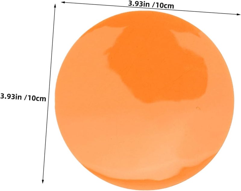 Gatuida 20pcs Self-Adhesive Plastic Light Filter Film Gels Warm Orange Round Sheets 10cm Diameter Ambient Lighting Correction for Stage and Photography Use - Image 2