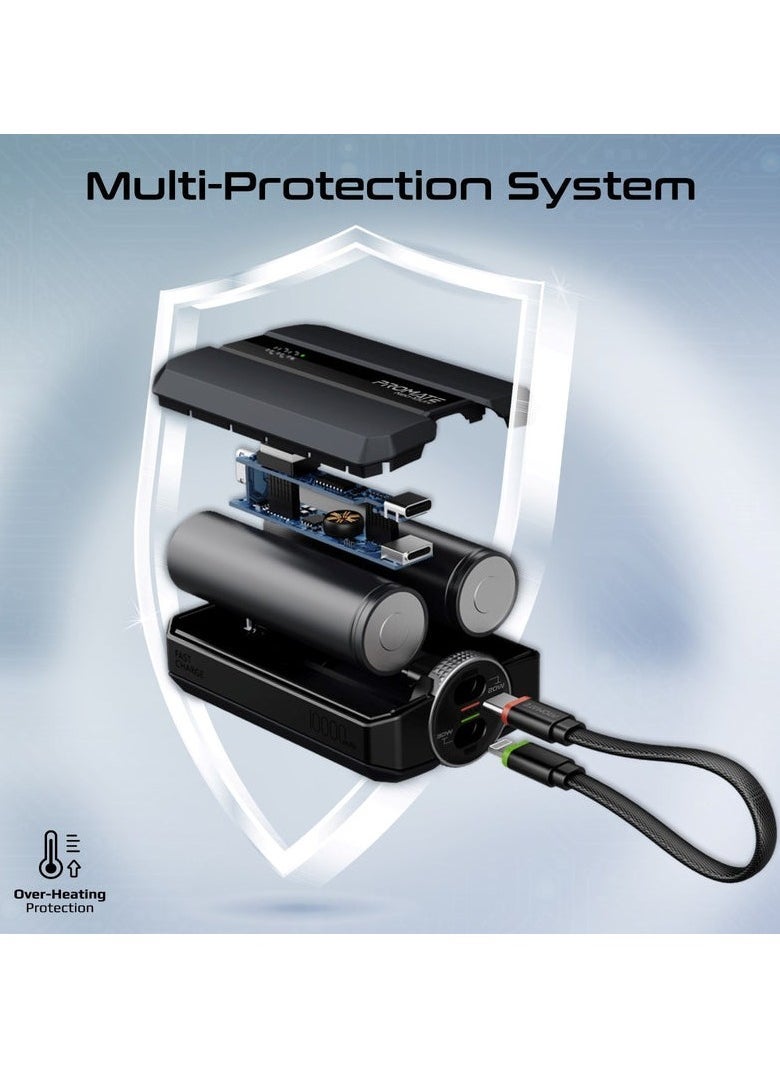 Promats Promate Ultra-Compact 30W PD Power Bank with USB-C / Lightning Ports & Bidirectional Cable  - Image 4
