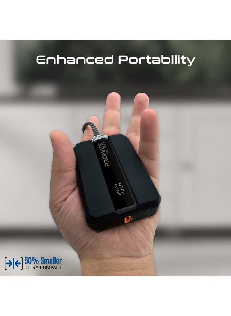 Promats Promate Ultra-Compact 30W PD Power Bank with USB-C / Lightning Ports & Bidirectional Cable  - Image 3
