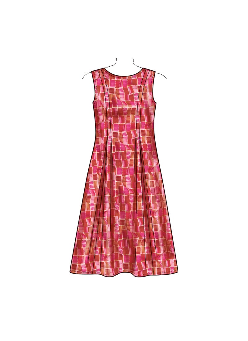 New Look UN6778A Easy to Make Misses' Dress Sewing Pattern Packet, Design Code N6778, Sizes 10-12-14-16-18-20-22, Multicolor - Image 3