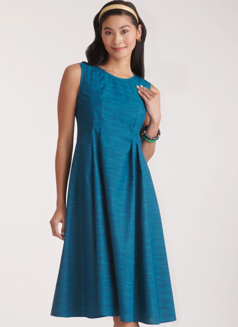 New Look UN6778A Easy to Make Misses' Dress Sewing Pattern Packet, Design Code N6778, Sizes 10-12-14-16-18-20-22, Multicolor - Image 2