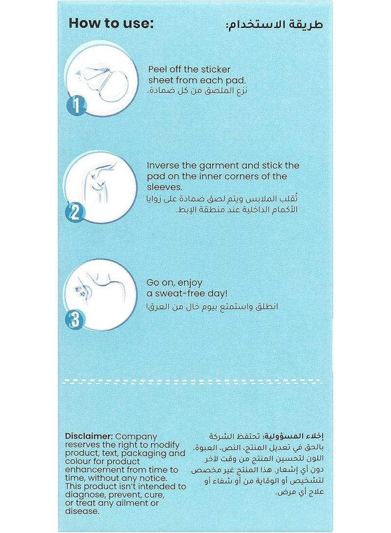 Sirona Disposable Underarm Sweat Pads 24-Pieces Pack, 40.0 grams - Image 5