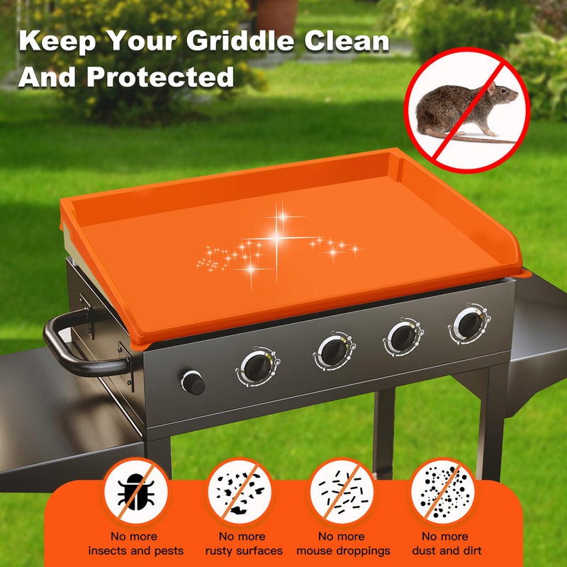NancyL 36 Inch Silicone Griddle Cover for Blackstone, Full-Wrap 36" Griddle Mat Protective Grill for Blackstone Protector Accessories Kit, Protect from Rust, Rodents, Insects, Debris - Image 4