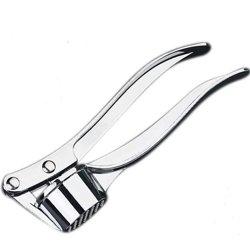 Red Champion Red Champion Stainless Steel 4in1 Garlic Press Crusher Garlic Squeezer Ginger Masher and Lemon Juicer Durable Ergonomic and MultiFunctional Tool for Effortless Kitchen Prep  - Image 1