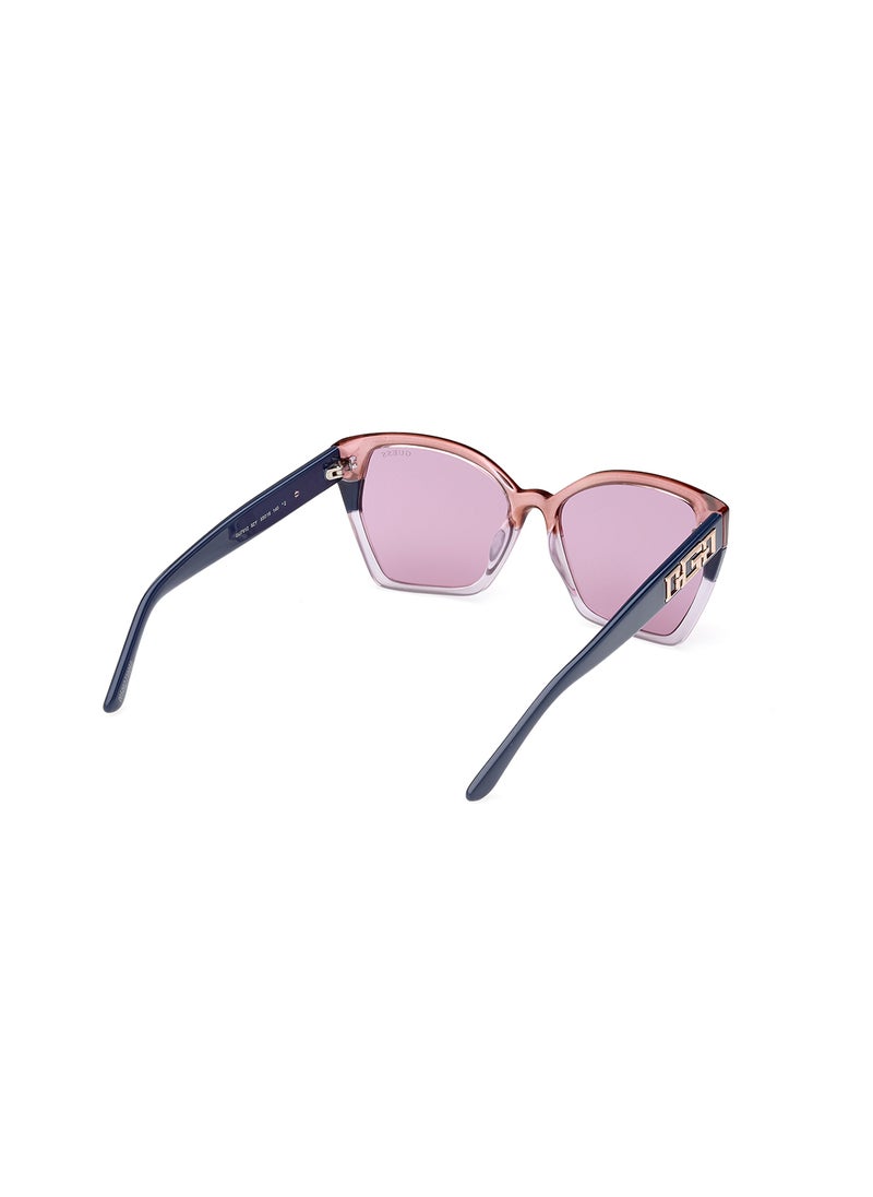 GUESS Women's UV Protection Butterfly Sunglasses - GU791292Y55 - Lens Size: 55 Mm  - Image 5