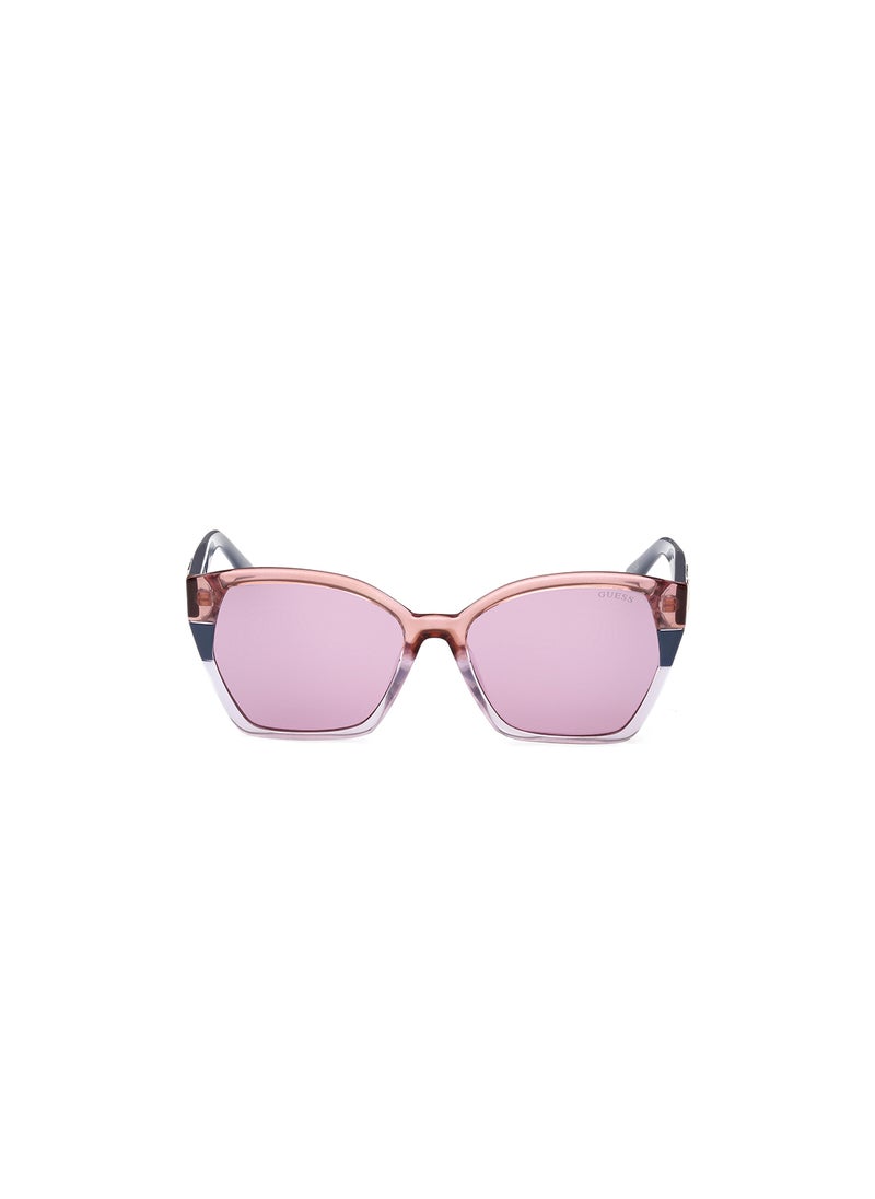 GUESS Women's UV Protection Butterfly Sunglasses - GU791292Y55 - Lens Size: 55 Mm  - Image 2